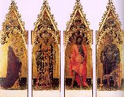 Gentile da  Fabriano Four Saints of the Quaratesi Polyptych Norge oil painting reproduction